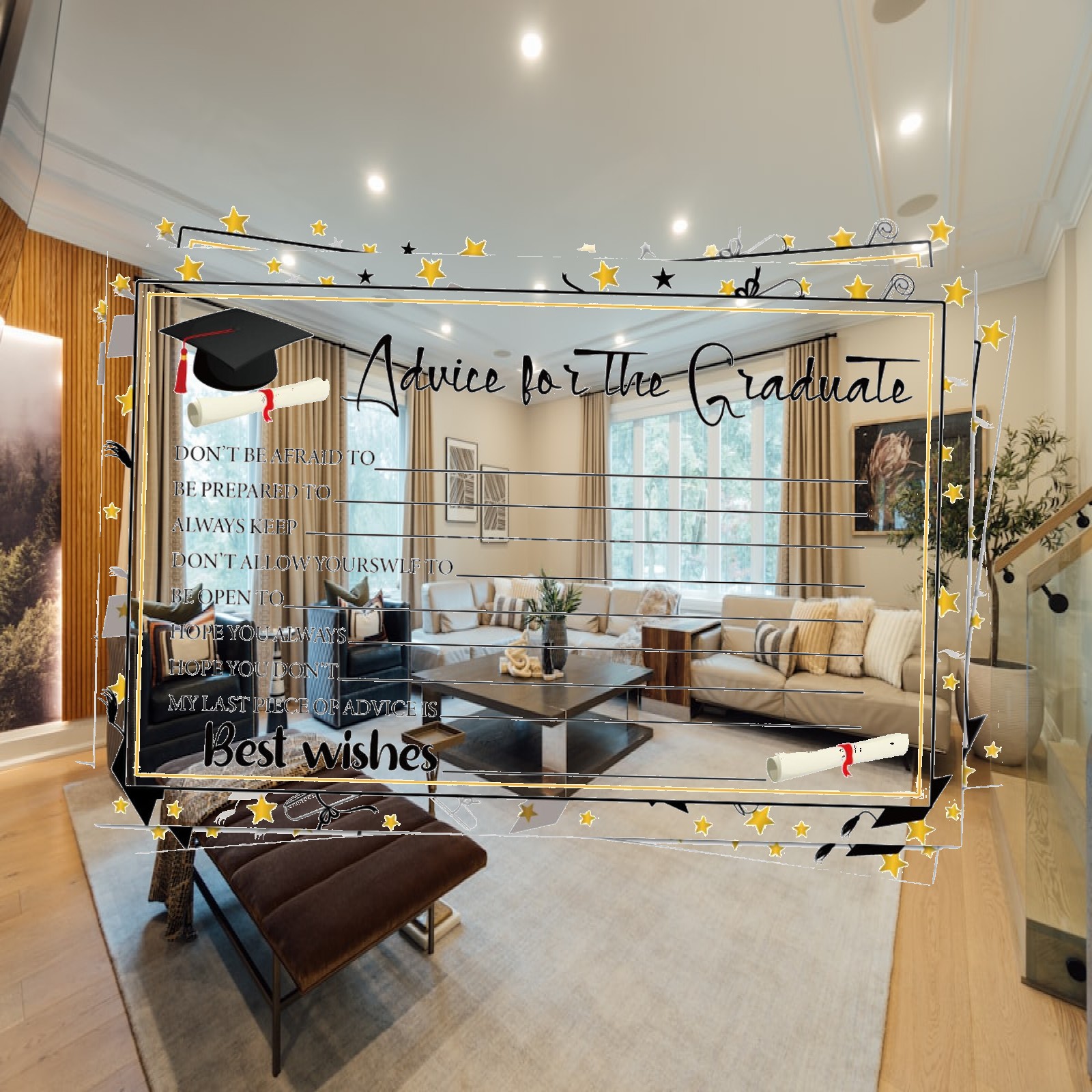 Party Games Graduation Ideas - Afstudeerdecoraties, feestspelletjes, ideeën, advieskaarten, papieren aandenkennotities