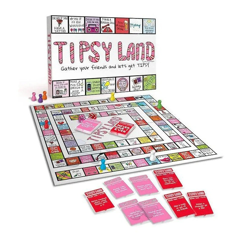 Party Games Graduation Ideas - Feestcadeau van Tipsy Land Party Bordspellen