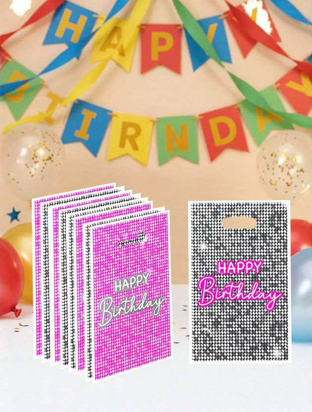 Party Games Easter - 20 stuks/40 stuks feestcadeautasjes, glitter-paillettenstijl, gelukkige