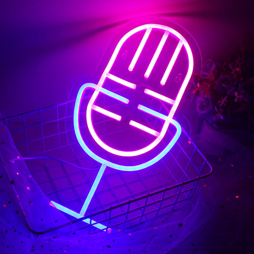 Microfoon Roze Neon Nachtverli - Party Games Night recensie en prijs
