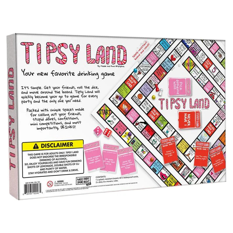 Feestcadeau van Tipsy Land Par - Party Games Graduation Ideas recensie en prijs