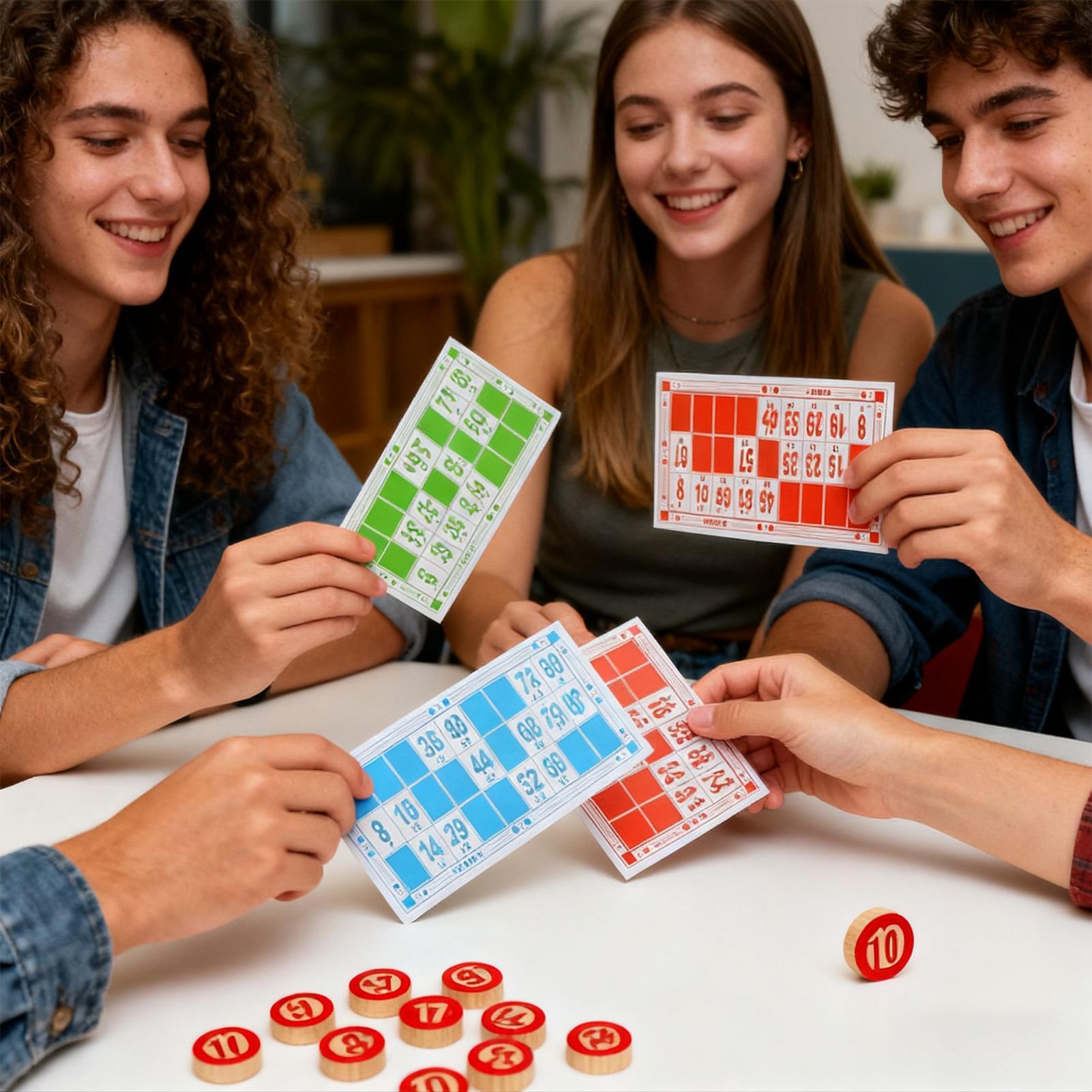 Vintage houten bingospelset Gr - Party Games For Large Groups recensie en prijs