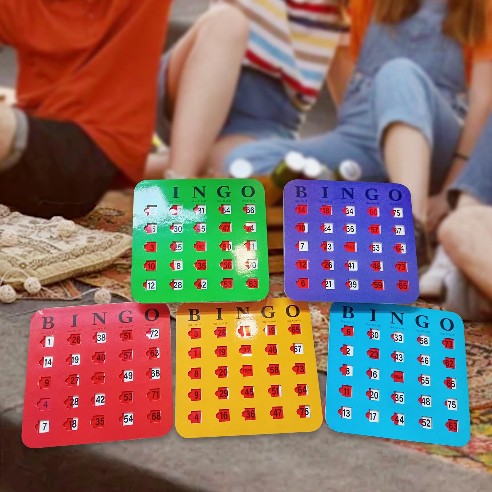 5-delig groot bedrukt bingokar - Party Games For Large Groups recensie en prijs